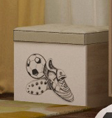 Детская "Рио" (Футбол) Банкетка Дуб сонома