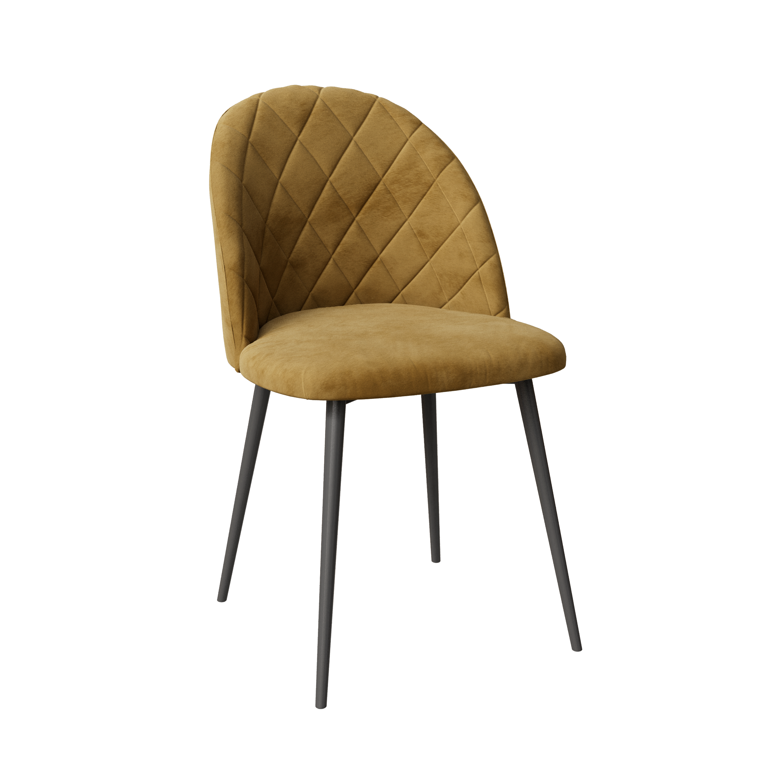 Стул Грета KVEST  051 цвет желтый (Без каркаса  №1) (Складская)