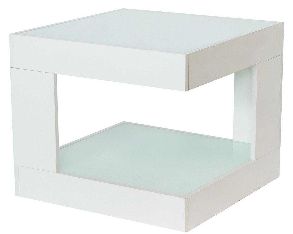 Стол журнальный СЖ-20 (без стекла) белый