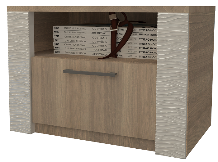 Спальня "Релана" Тумба прикроватная дуб сонома