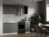 Кухня GRACIA graphite 1,5м (без столешницы, мойки, сушки)