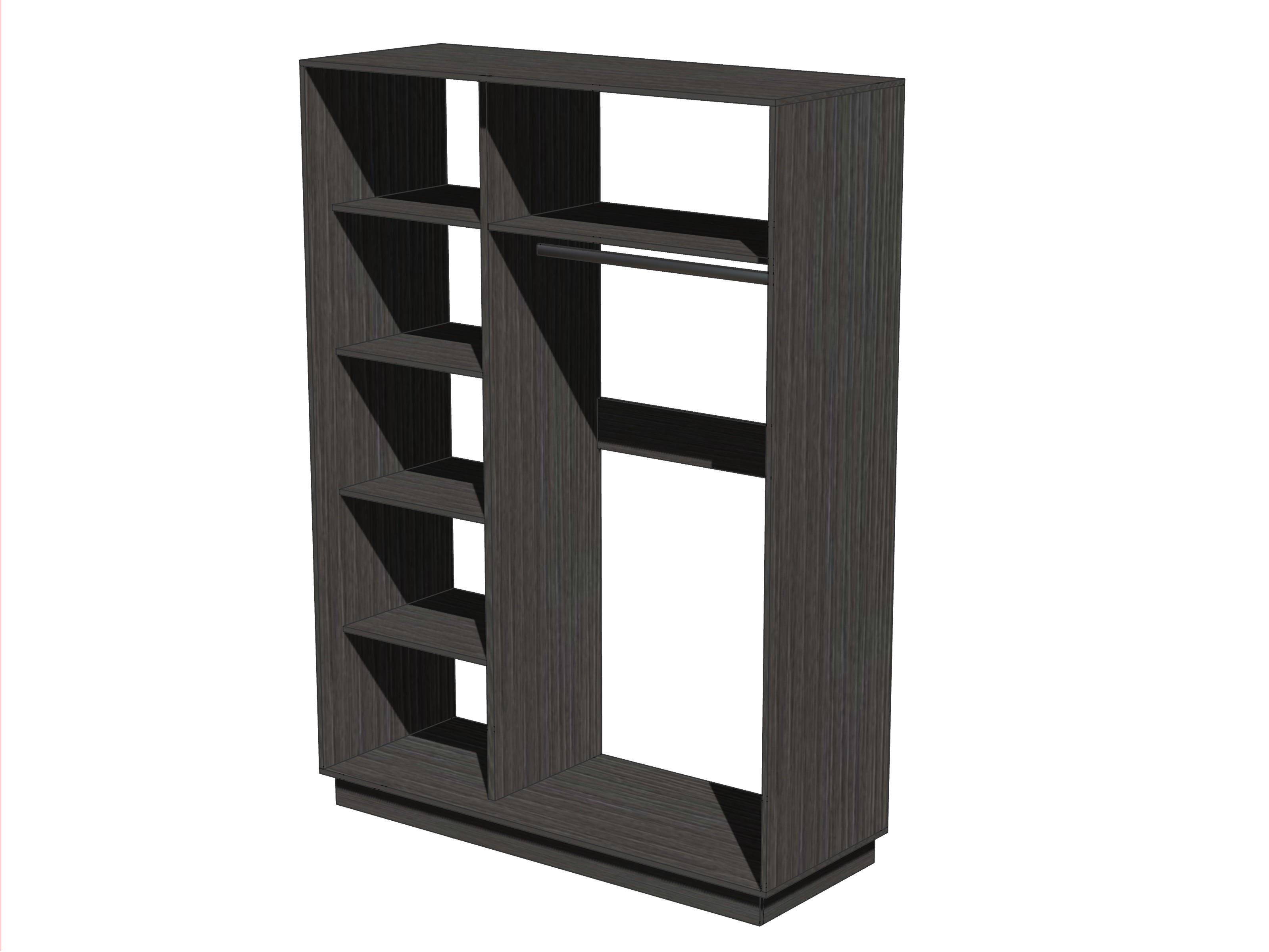 Шкаф-купе "Лайндор" Корпус к шкафу-купе 2-х дверн. 1600 анкор темный