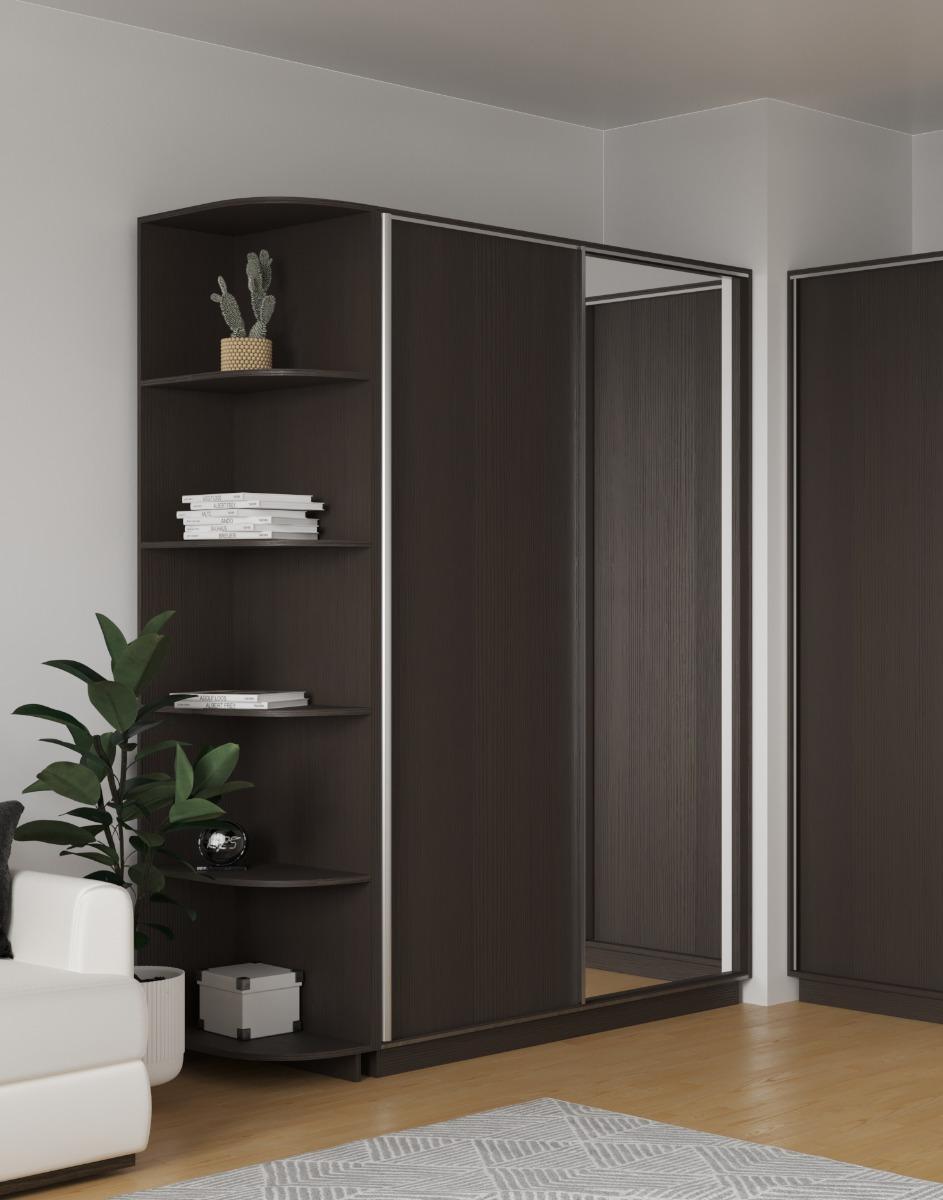 Шкаф-купе "Лайндор" Корпус к шкафу-купе 2-х дверн. 1400 венге