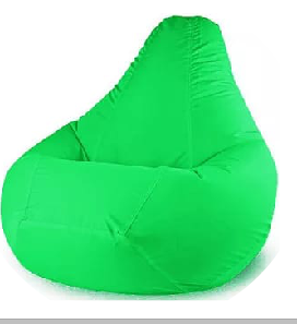 Кресло-Мешок "Груша" Real (120*80) съемный чехол (зеленый) НЕЙЛОН