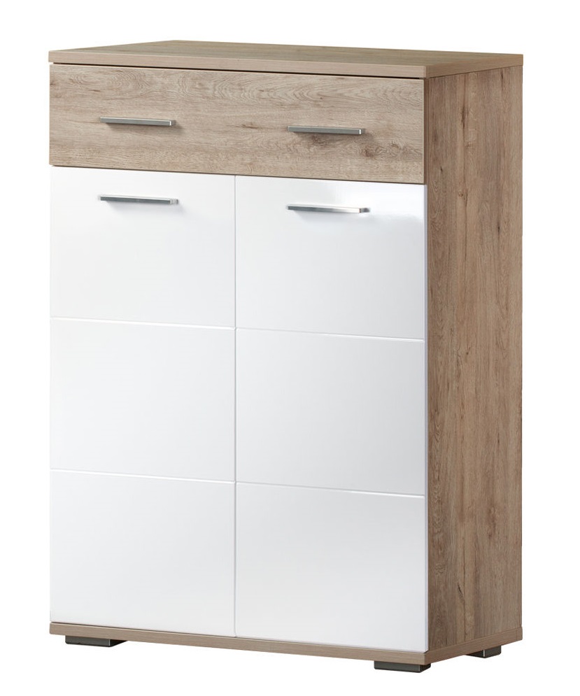 Прихожая "Альфа" Обувница с ящиком Пикар/бел.глянец