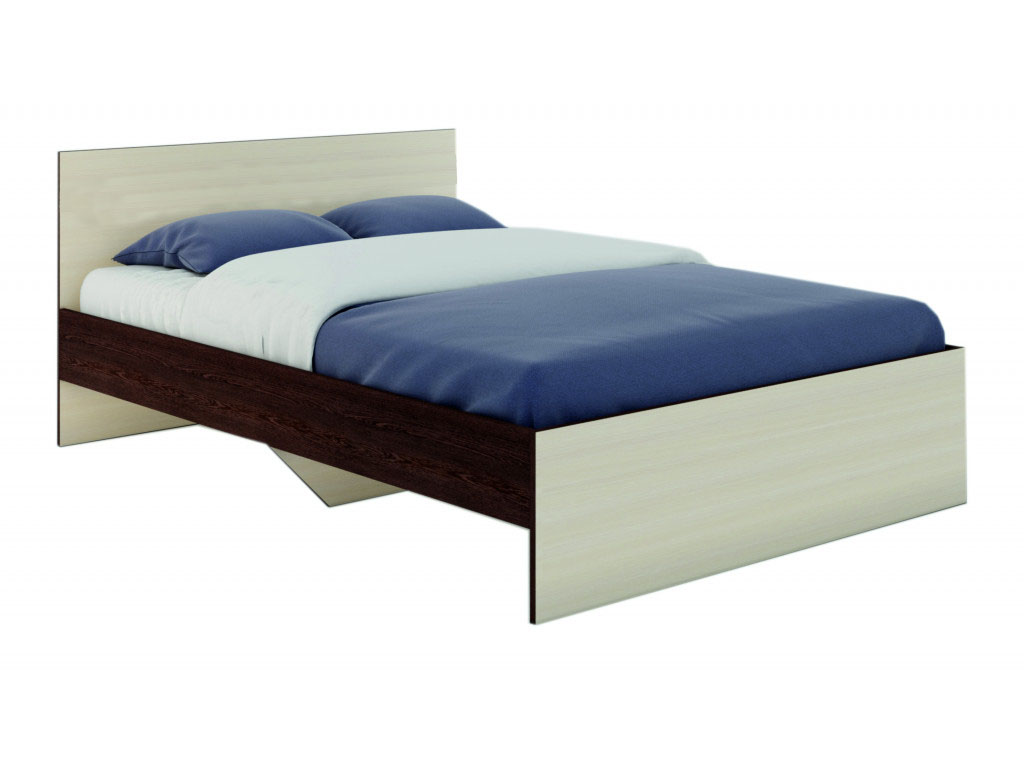 Кровать Экко венге/дуб бел.  (без основания)