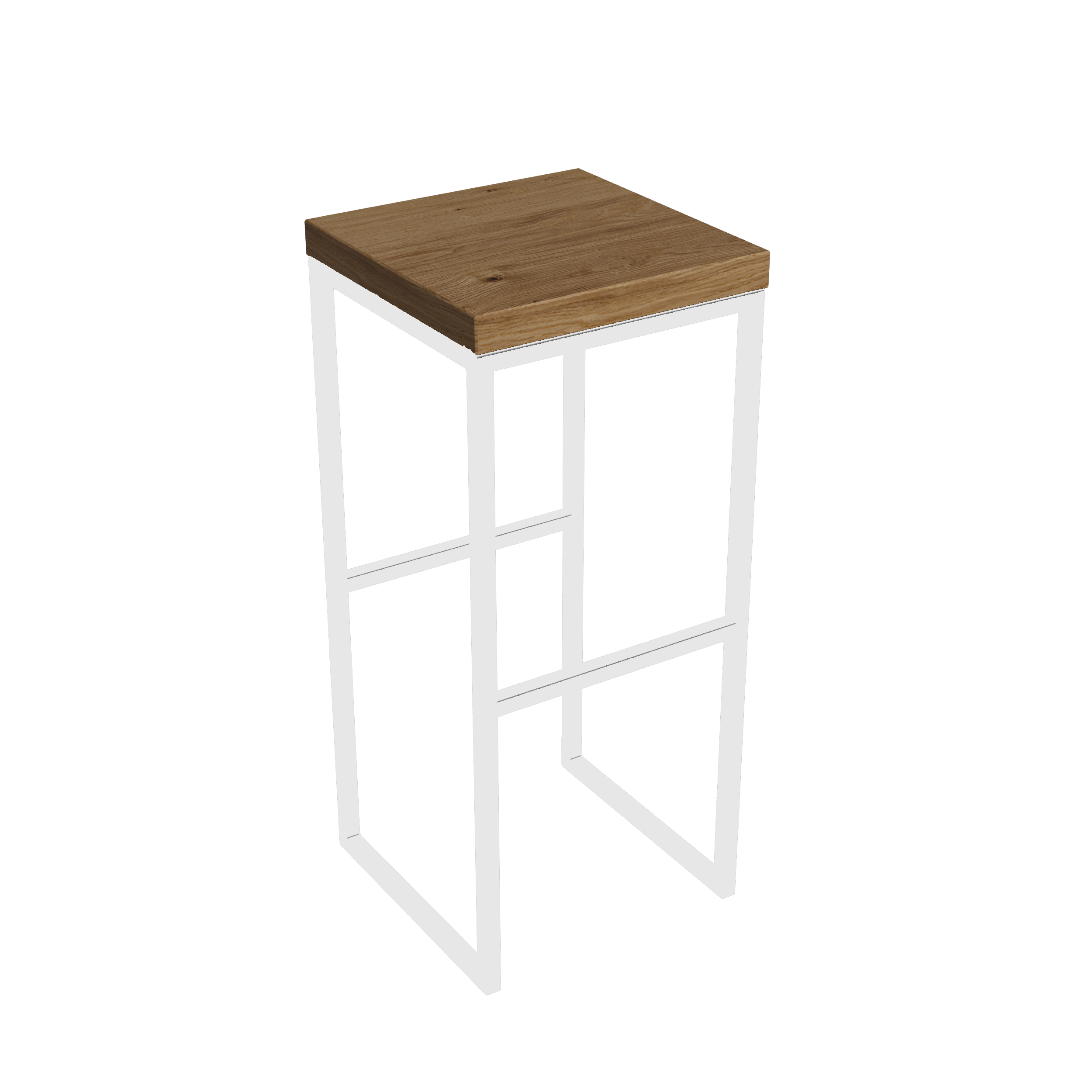 Стул барный  "Лайт" каркас металл (Цвет белый)