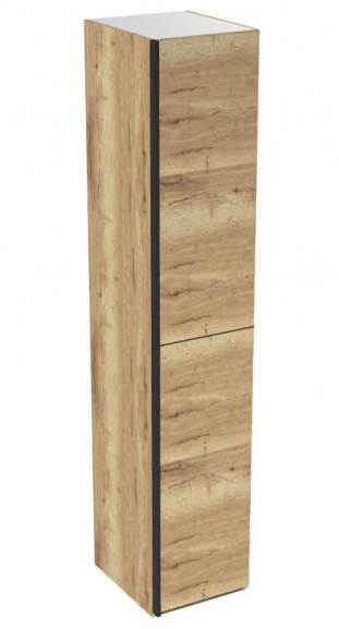 Шкаф 1 дв. спальня "Ницца" Дуб бунратти/Камень темный