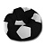 Кресло-Мешок "Мяч" Real съемный чехол (черно-белый) НЕЙЛОН 