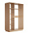 Шкаф-купе "Лайндор" Корпус к шкафу-купе 2-х дверн. 1200 дуб сонома